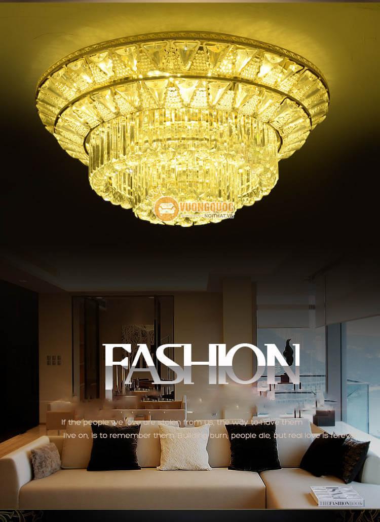 Đèn ốp trần pha lê kiểu dáng độc đáo CM281-4